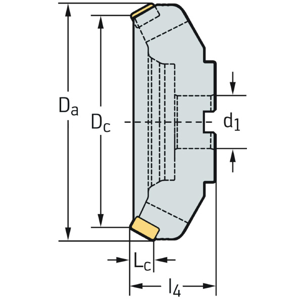 ワルタージャパン（株） ミーリングカッター M3016 ミーリングカッター M3016-125-B40-06-16