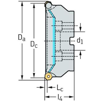ワルタージャパン（株） ミーリングカッター M3024 ミーリングカッター M3024-160-B40-12-04