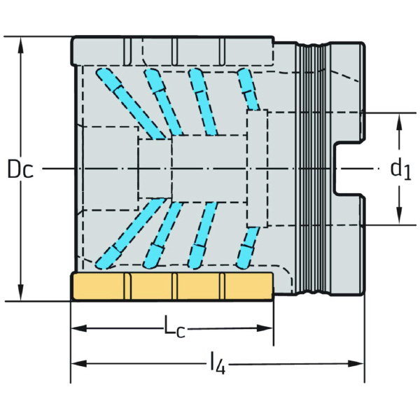 ワルタージャパン（株） ミーリングカッター M3255 ミーリングカッター M3255.051-B19-04-46