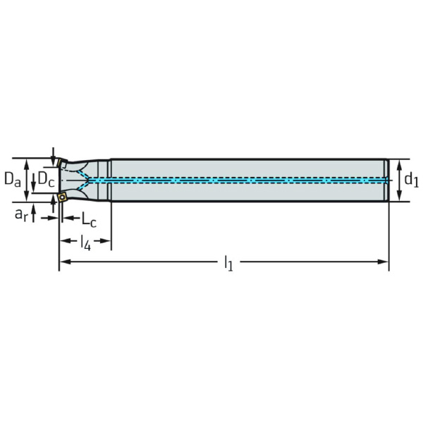ワルタージャパン（株） チップ座付きミーリングカッター M4002 チップ座付きミーリングカッター M4002-020-A20-02-01