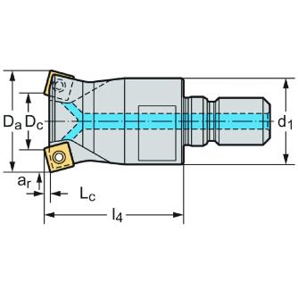 ワルタージャパン（株） チップ座付きミーリングカッター M4002 チップ座付きミーリングカッター M4002-035-TC16-03-01 5