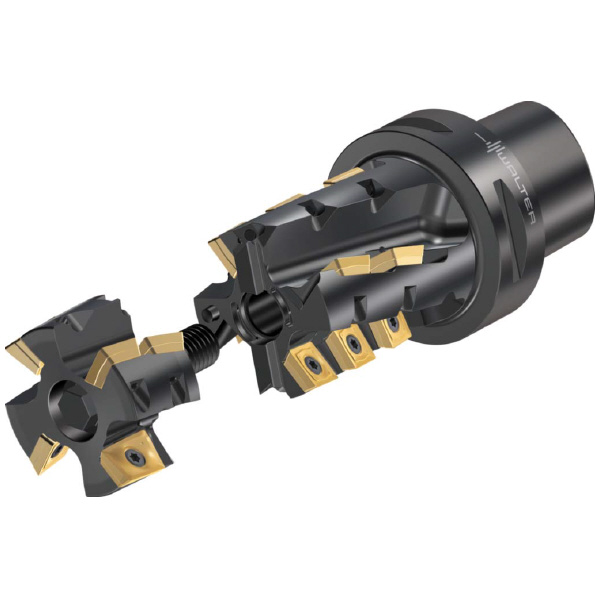 ワルタージャパン（株） チップ座付きミーリングカッター M4258 チップ座付きミーリングカッター M4258-050-C6-02-75-M