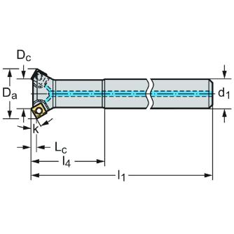 ワルタージャパン（株） チップ座付きミーリングカッター M4574 チップ座付きミーリングカッター M4574-016-A16-03-03-30