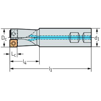 ワルタージャパン（株） チップ座付きミーリングカッター M4791 チップ座付きミーリングカッター M4791.028-W19-01-09