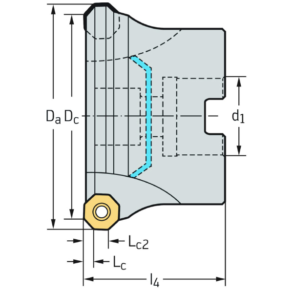 ワルタージャパン（株） ミーリングカッター M5004 ミーリングカッター M5004-058-B16-04-03