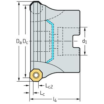 ワルタージャパン（株） ミーリングカッター M5004 ミーリングカッター M5004-066-B27-06-04