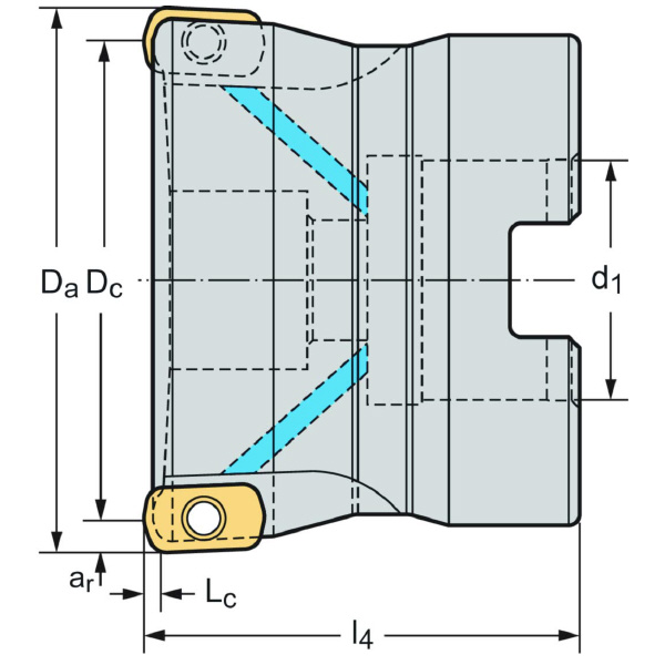 ワルタージャパン（株） ミーリングカッター M5008 ミーリングカッター M5008-032-B16-06-01