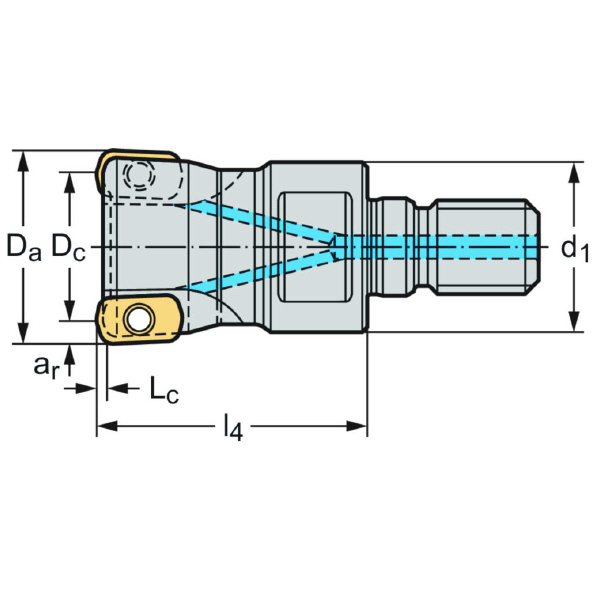 ワルタージャパン（株） ミーリングカッター M5008 ミーリングカッター M5008-032-TC16-06-01