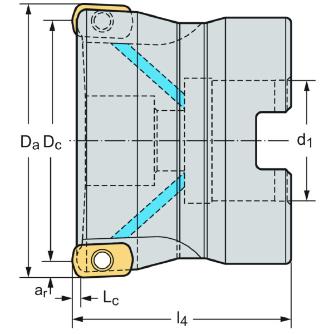 ワルタージャパン（株） ミーリングカッター M5008 ミーリングカッター M5008-035-B16-05-01