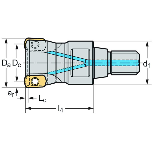 ワルタージャパン（株） ミーリングカッター M5008 ミーリングカッター M5008-035-T28-05-01