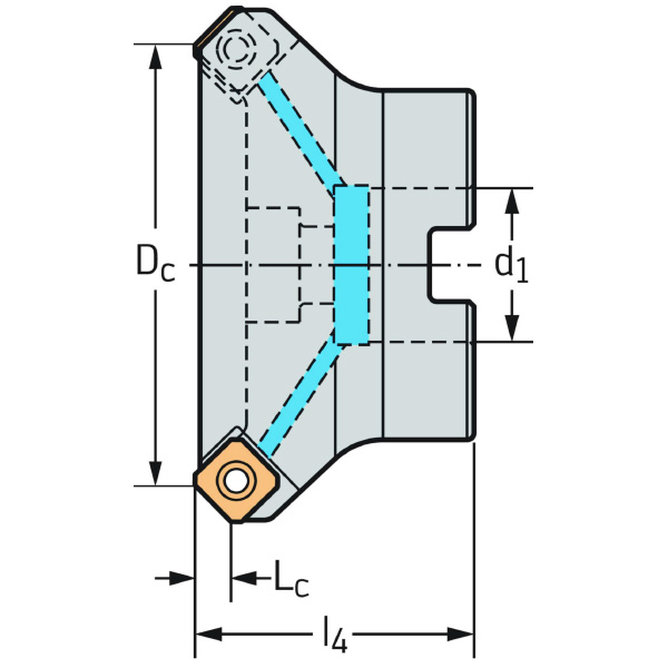 ワルタージャパン（株） ミーリングカッター M5009 ミーリングカッター M5009-080-B27-07-06-AP