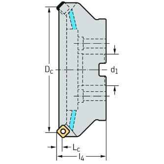 ワルタージャパン（株） ミーリングカッター M5009 ミーリングカッター M5009-125-B40-10-06-AP