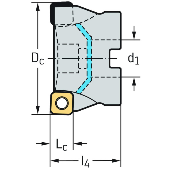 ワルタージャパン（株） ミーリングカッター M5012 ミーリングカッター M5012-080-B27-07-10-AP