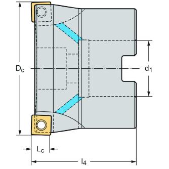 ワルタージャパン（株） ミーリングカッター M5012 ミーリングカッター M5012-100-B32-08-08