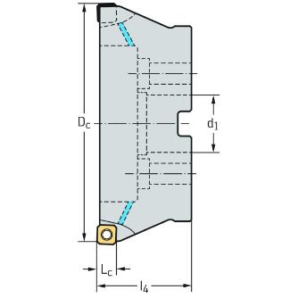 ワルタージャパン（株） ミーリングカッター M5012 ミーリングカッター M5012-160-B40-18-10