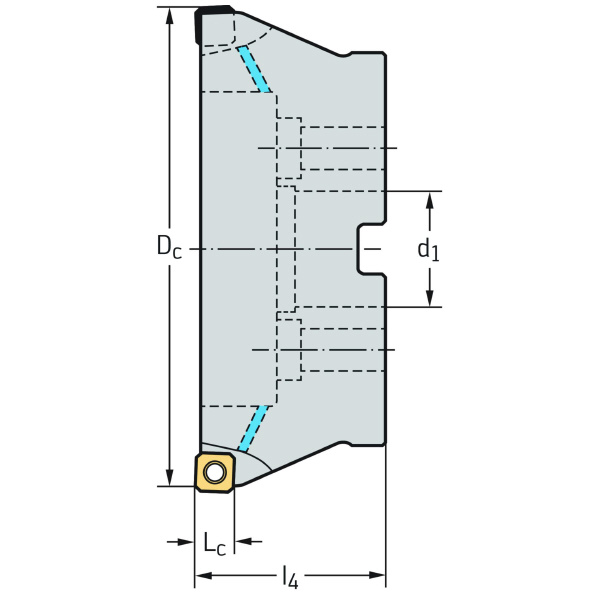 ワルタージャパン（株） ミーリングカッター M5012 ミーリングカッター M5012-160-B40-18-10