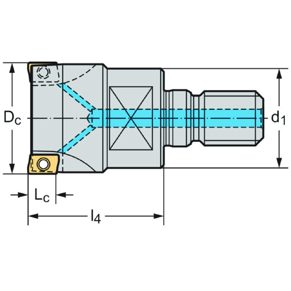 ワルタージャパン（株） ミーリングカッター M5130 ミーリングカッター M5130-016-TC08-04-05