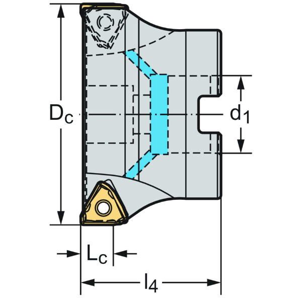 ワルタージャパン（株） ミーリングカッター M5137 ミーリングカッター M5137-050-B22-08-05