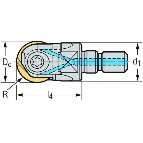 ワルタージャパン（株） ミーリングカッター M5460 ミーリングカッター M5460-010-TC06-02-05
