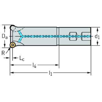 ワルタージャパン（株） ミーリングカッター M5468 ミーリングカッター M5468-020-W20-02-05-XL