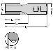 ワルタージャパン（株） ろう付けミーリングカッター F1678 ろう付けミーリングカッター F1678.W.032.Z04.50.P