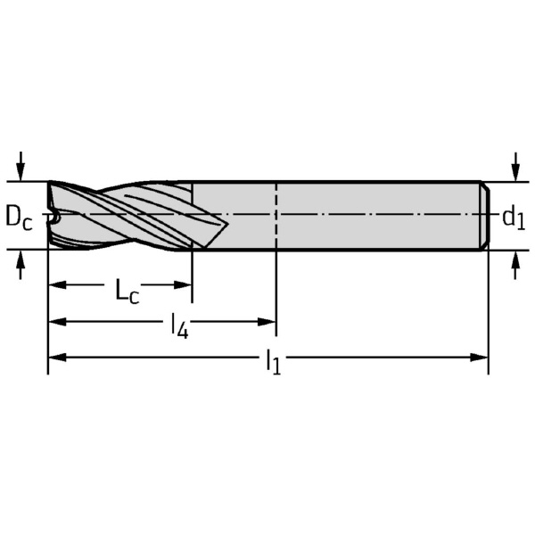 ワルタージャパン（株） 超硬スクエアエンドミル H302711 超硬スクエアエンドミル H302711-20