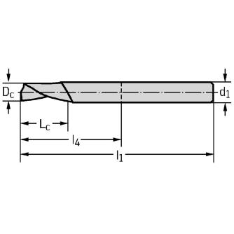 ワルタージャパン（株） 超硬スクエアエンドミル H901451 超硬スクエアエンドミル H901451-5