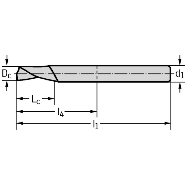 ワルタージャパン（株） 超硬スクエアエンドミル H901451 超硬スクエアエンドミル H901451-8