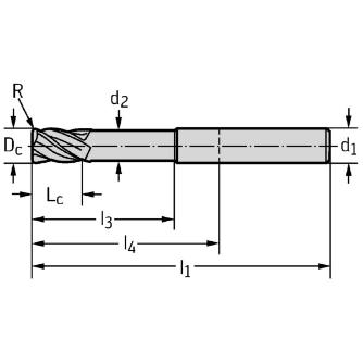 ワルタージャパン（株） 超硬スクエアエンドミル MC112 超硬スクエアエンドミル MC112-12.0A4L150-WJ30TF