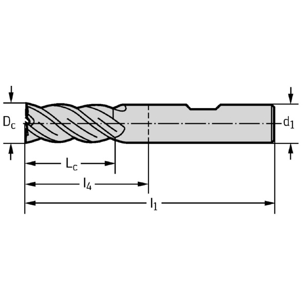 ワルタージャパン（株） 超硬スクエアエンドミル MC122 超硬スクエアエンドミル MC122-20.0W5B-WJ30TF