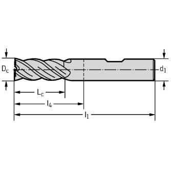 ワルタージャパン（株） 超硬スクエアエンドミル MC122 超硬スクエアエンドミル MC122-25.0A5B-WJ30TF