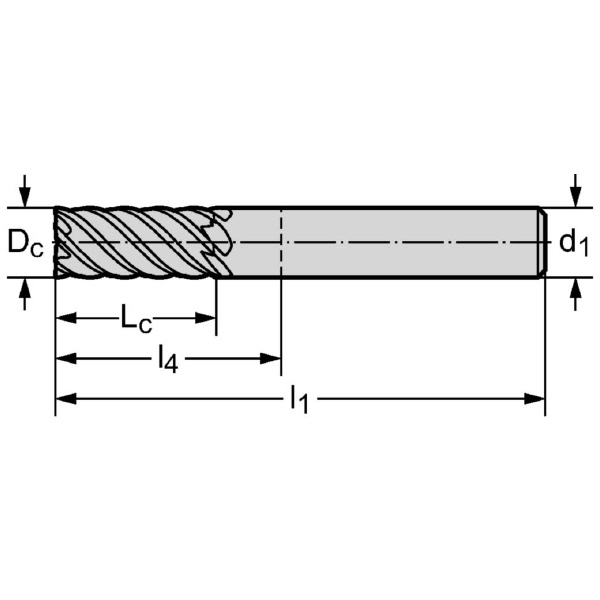 ワルタージャパン（株） 超硬スクエアエンドミル MC128 超硬スクエアエンドミル MC128-02.0A4B-WJ30TF