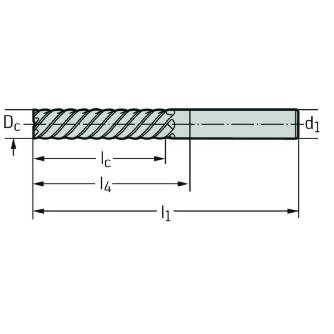 ワルタージャパン（株） 超硬スクエアエンドミル MC187 超硬スクエアエンドミル MC187-20.0A8L-WB10TG