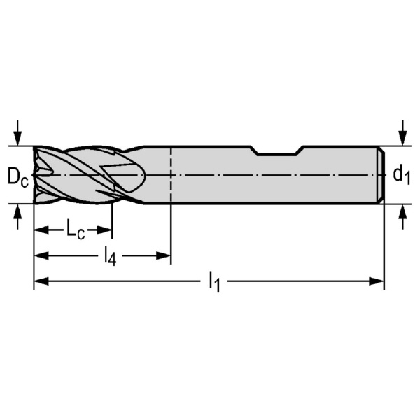 ワルタージャパン（株） 超硬スクエアエンドミル MC230 超硬スクエアエンドミル MC230-02.0W4A-WK40TF
