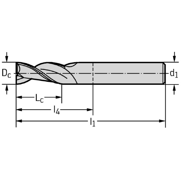 ワルタージャパン（株） 超硬スクエアエンドミル MC267 超硬スクエアエンドミル MC267-03.0A2B-WJ30UU