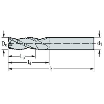 ワルタージャパン（株） 超硬スクエアエンドミル MC268 超硬スクエアエンドミル MC268-08.0A3B-WJ30UU