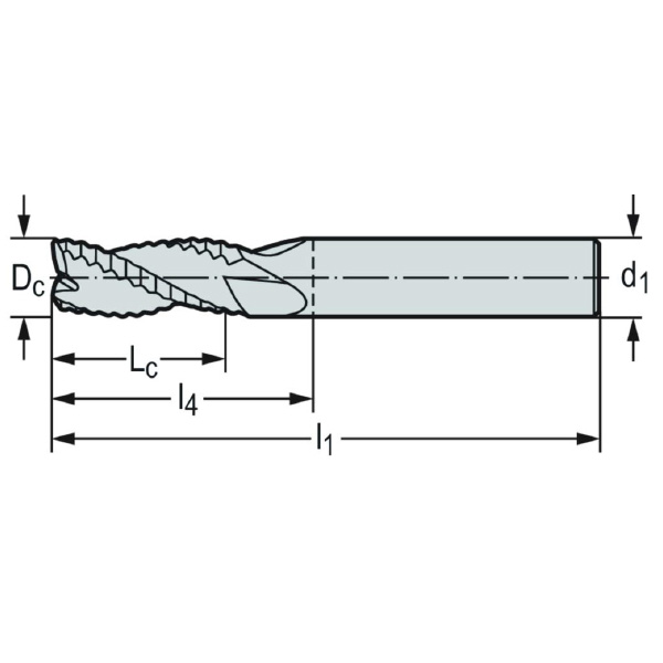 ワルタージャパン（株） 超硬スクエアエンドミル MC268 超硬スクエアエンドミル MC268-12.0A3B-WJ30UU