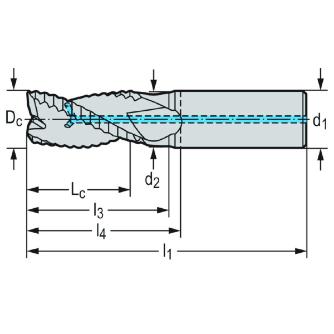 ワルタージャパン（株） 超硬スクエアエンドミル MC268 超硬スクエアエンドミル MC268-16.0A3LC-WJ30UU