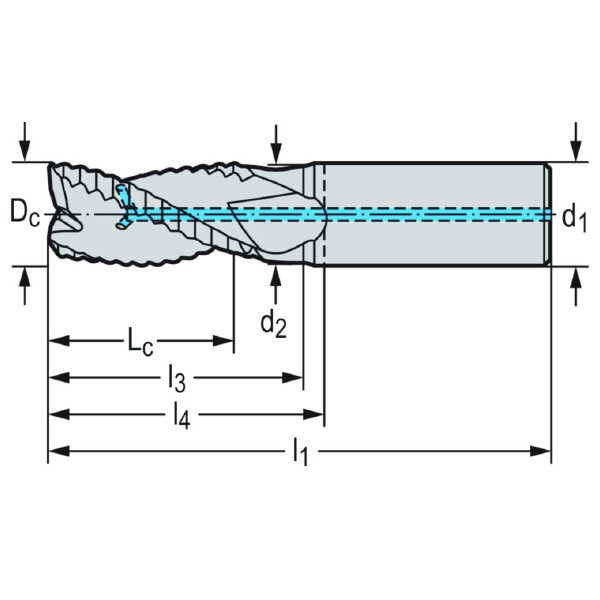 ワルタージャパン（株） 超硬スクエアエンドミル MC268 超硬スクエアエンドミル MC268-16.0A3LC-WJ30UU