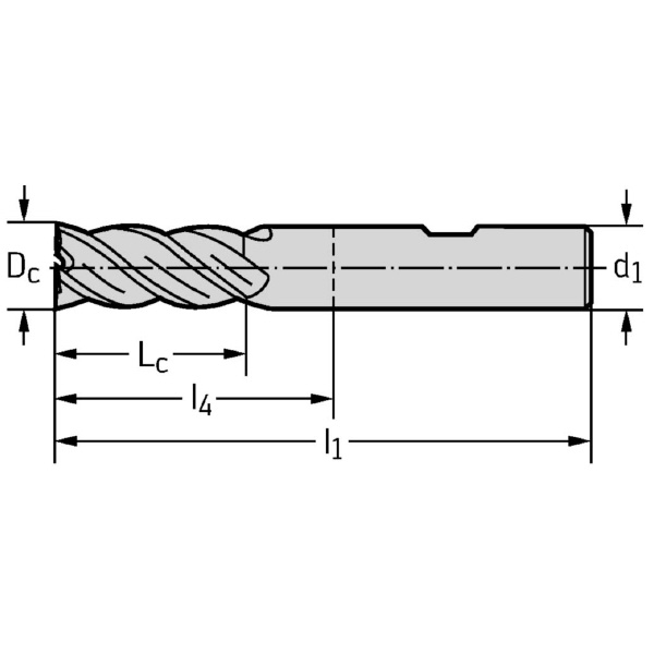 ワルタージャパン（株） 超硬スクエアエンドミル MC388 超硬スクエアエンドミル MC388-10.0W4B-WB10TG