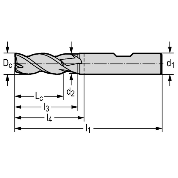 ワルタージャパン（株） 超硬スクエアエンドミル MD340 超硬スクエアエンドミル MD340-10.0W3PC-WK40TP