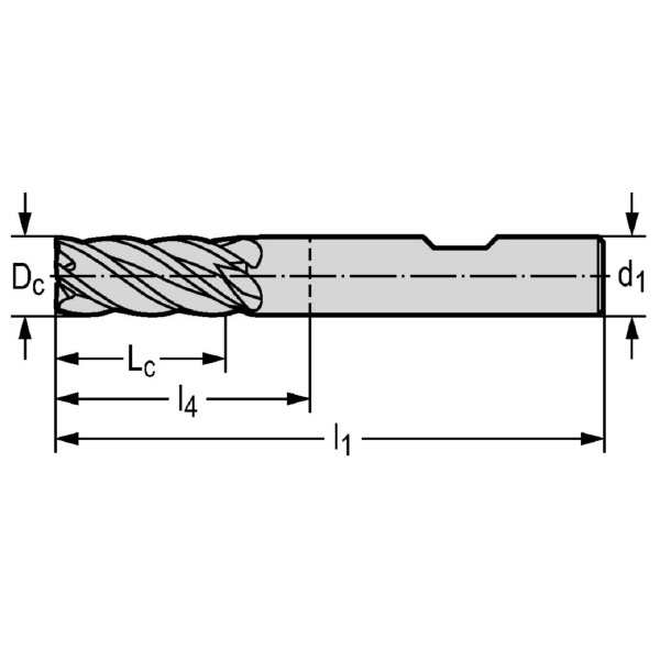 ワルタージャパン（株） 超硬スクエアエンドミル MD340 超硬スクエアエンドミル MD340-12.0W5B-WK40TP