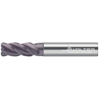 ワルタージャパン（株） 超硬肩削り / 溝削りエンドミル(ラジアス) MC377 超硬肩削り　／　溝削りエンドミル MC377-10.0A4B100C-WK40EA