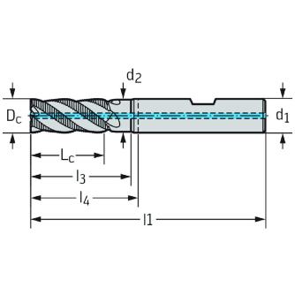 ワルタージャパン（株） 超硬肩削り / 溝削りエンドミル MC319 超硬肩削り　／　溝削りエンドミル MC319-13.0W4BC-WK40TF