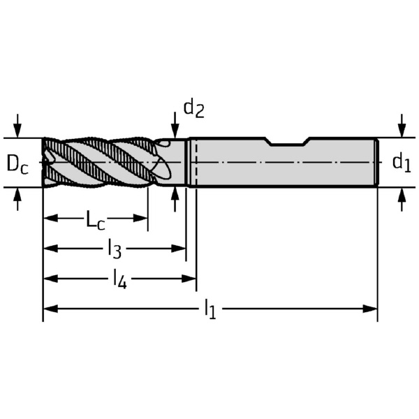 ワルタージャパン（株） 超硬肩削り / 溝削りエンドミル MC320 超硬肩削り　／　溝削りエンドミル MC320-12.0W4BC-WK40TF