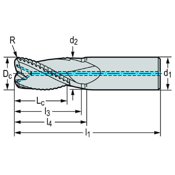 ワルタージャパン（株） 超硬ラフィングエンドミル MD265 超硬ラフィングエンドミル MD265-20.0A3B400C-WJ30UU