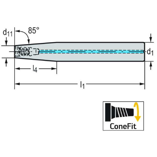 ワルタージャパン（株） ConeFitアダプター AK610 ＣｏｎｅＦｉｔアダプター AK610.UZ19.E16.051C