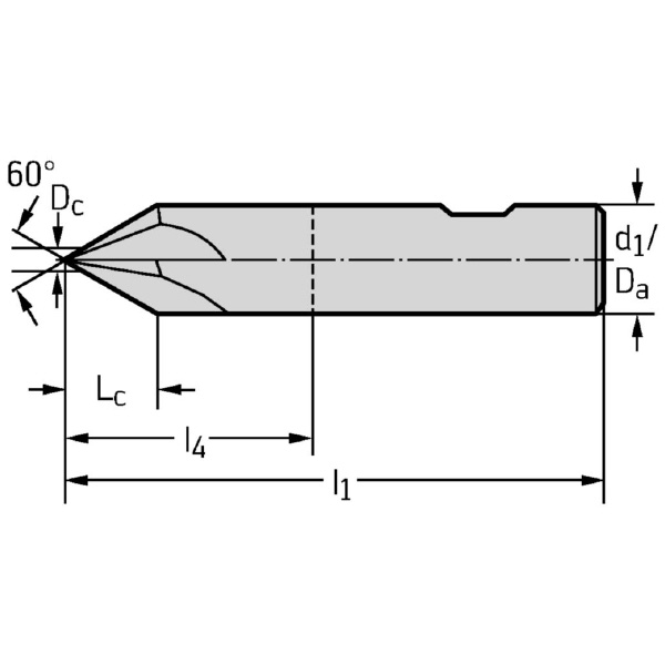ワルタージャパン（株） 超硬面取りエンドミル 90° MC500 超硬面取りエンドミル　９０° MC500-10.0W4L-WJ30TF