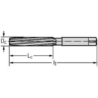 ワルタージャパン（株） HSS ハンドリーマー F1131 ＨＳＳ　ハンドリーマー F1131-19.5