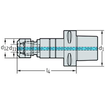 ワルタージャパン（株） コレットチャック AB035 コレットチャック AB035-C6-ER25-124